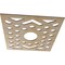 Ekena Millwork Chevron Wood Fretwork Pierced Ceiling Medallion, Birch, 20"OD x 5 1/8"ID x 3/8"T CMWP20X20X0375CHBI - alternate 4